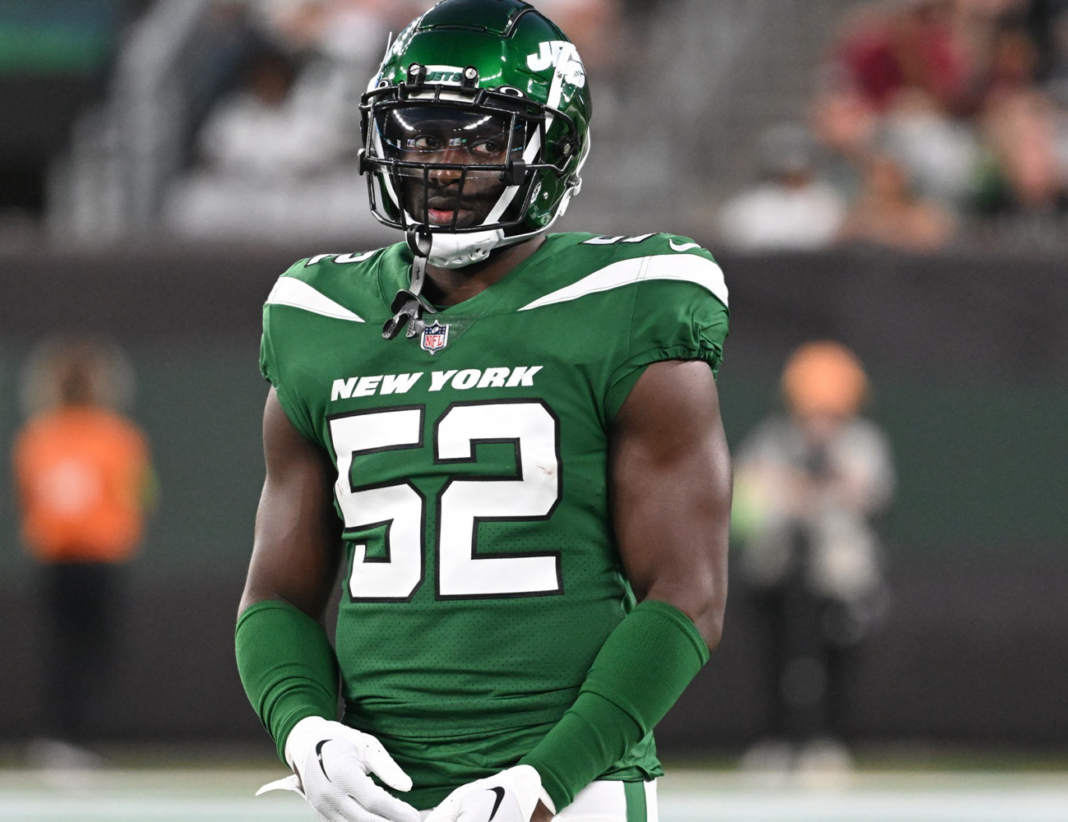 New York Jets Football Sam Eguavoen