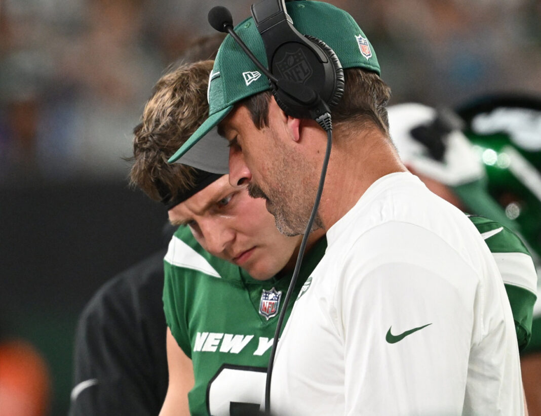 New York Jets Zach Wilson Aaron Rogers